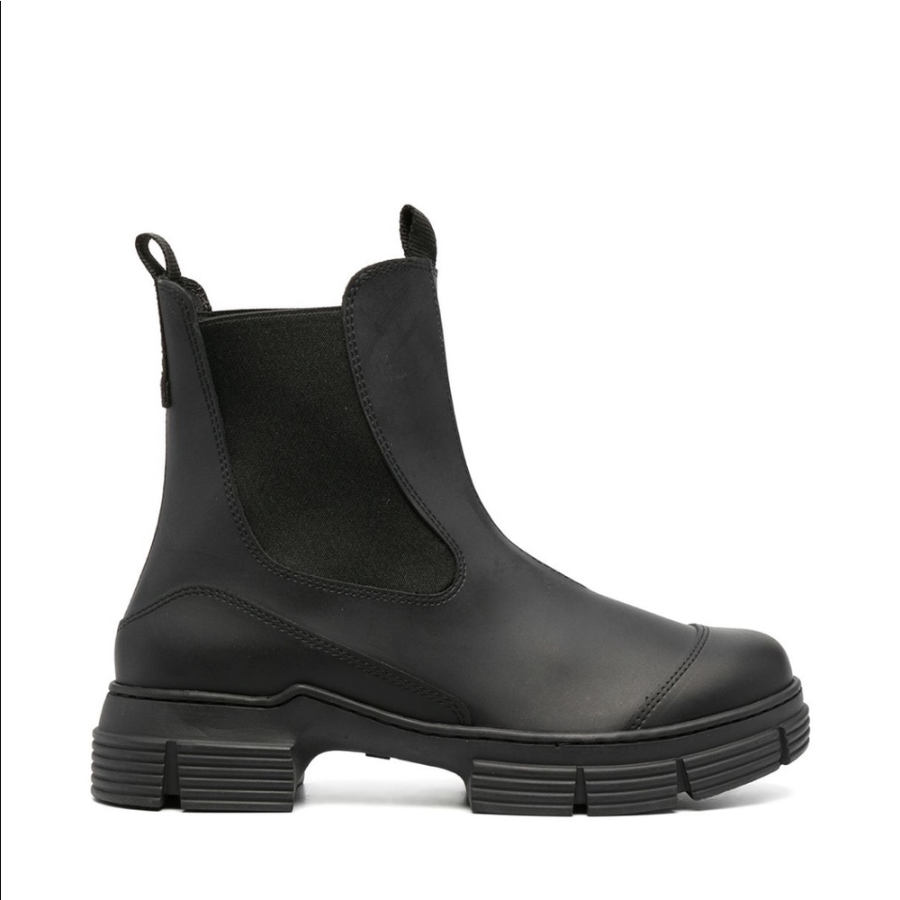 Ganni Recycled Rubber boots Sherpa lining 39 EU 8.5 US